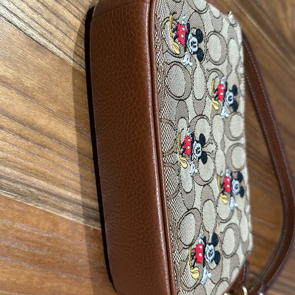 Disney X Coach Nolita 19 In Signature Jacquard With Mickey Mouse Print - Picture 6 of 8